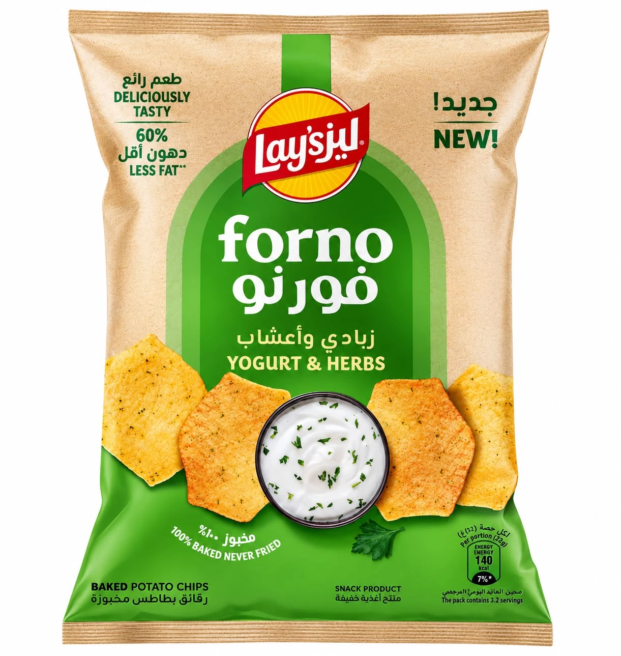 Lays Forno Yogurt and Herbs