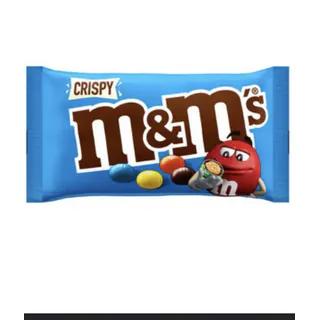 M&M crispy bag