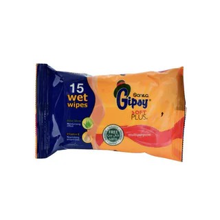 Gipsy wet wipes pocket 15
