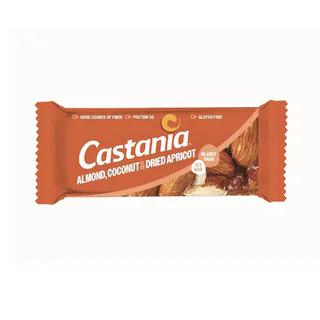 Castania Sugar Free Almonds, Coconut & Dried Apricot 38g