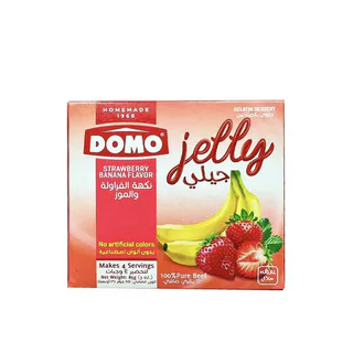Domo Jelly Diet Strawberry & banana 12g