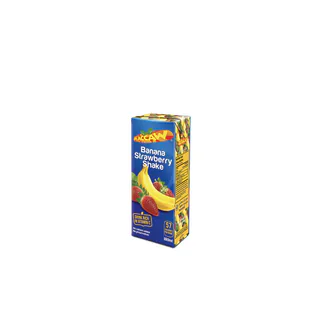Maccaw Banana Strawberry 180ml carton