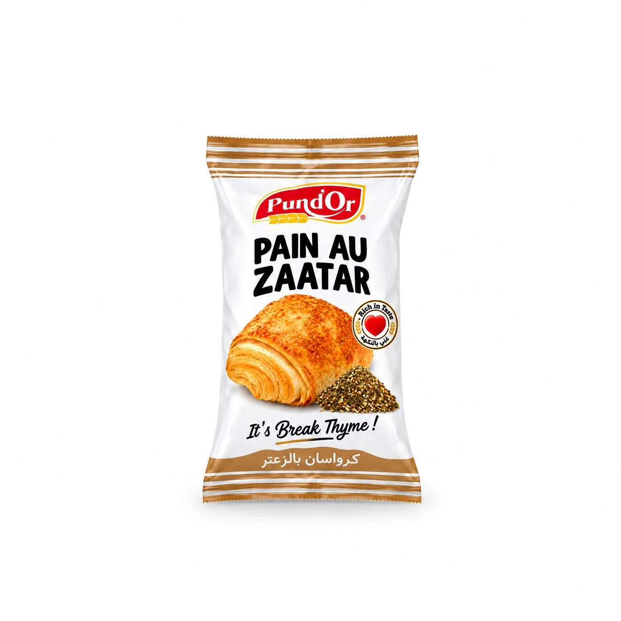 Pain d'or croissant fresh thyme
