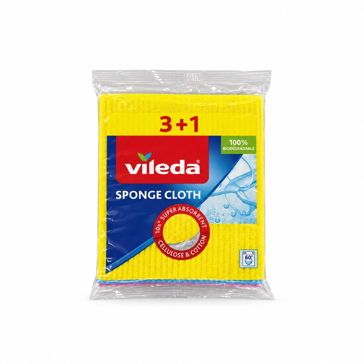 Vileda Sponge cloth 3+1