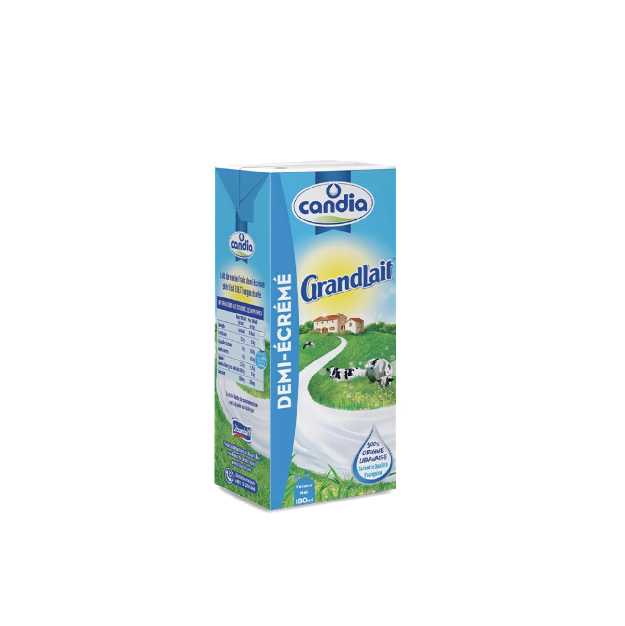 Candia UHT Semi Skimmed Milk 180mL