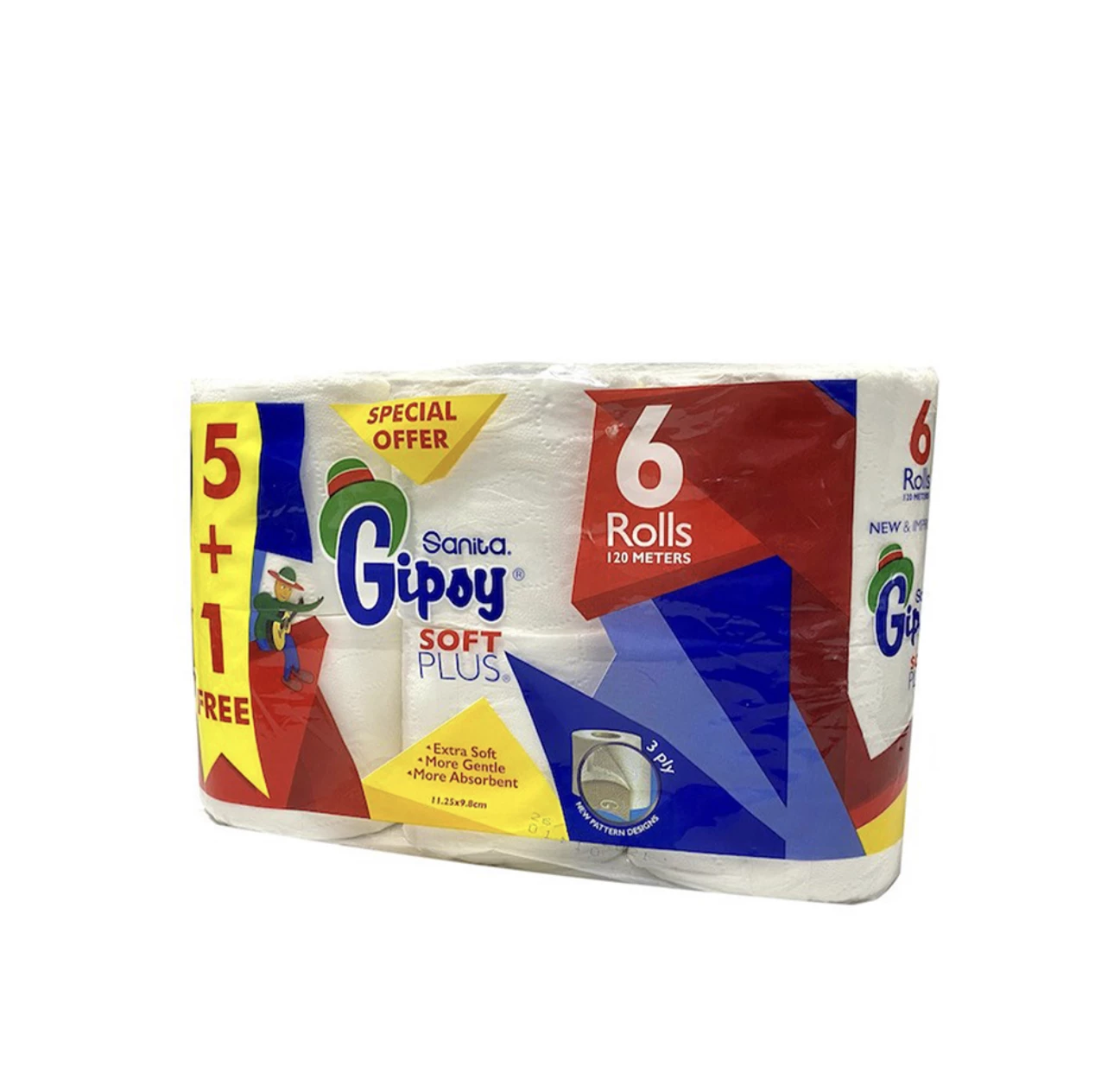 gipsy wc roll 5+1 free
